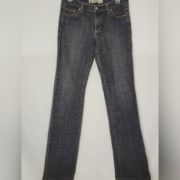 Gap Womens Low Rise Boot Cut Stretch Jeans w/Altered Hem - Size 6L / 33" Inseam - Picture 1 of 9